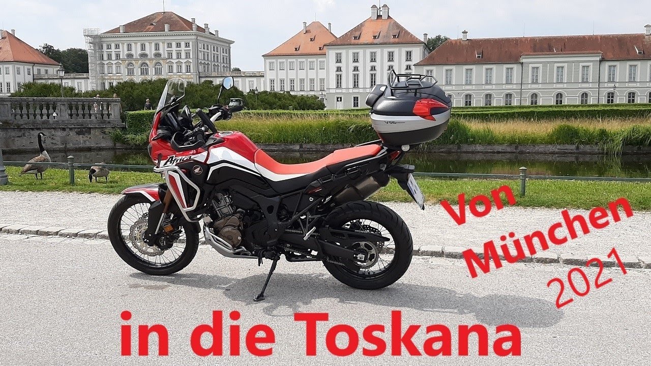 Motorrad von München in die Toskana