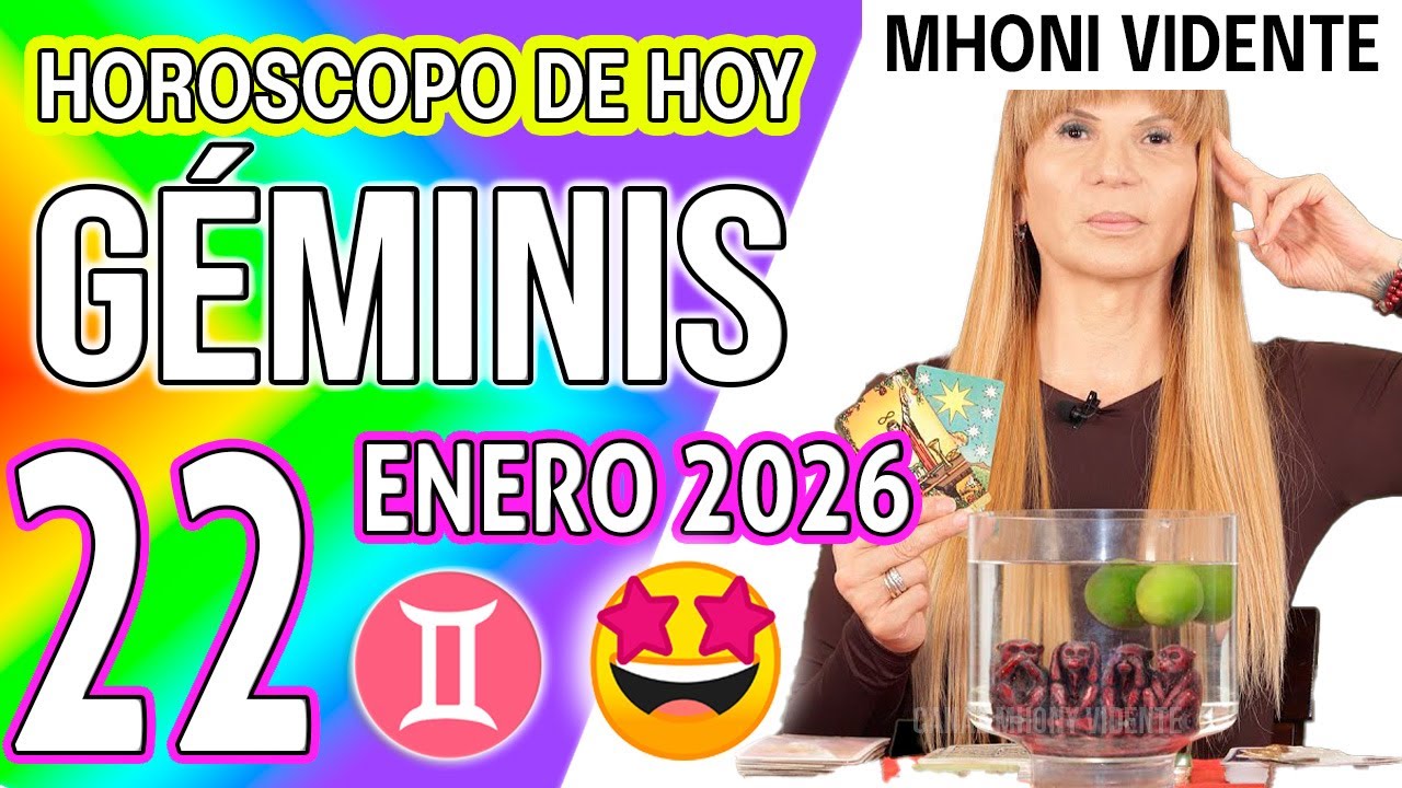 GÉMINIS ♊ HOY SE ABRE TU PUERTA DE ABUNDANCIA TOTAL🟢 HOROSCOPO De Hoy 22 de ENERO 2026 Mhoni Vidente