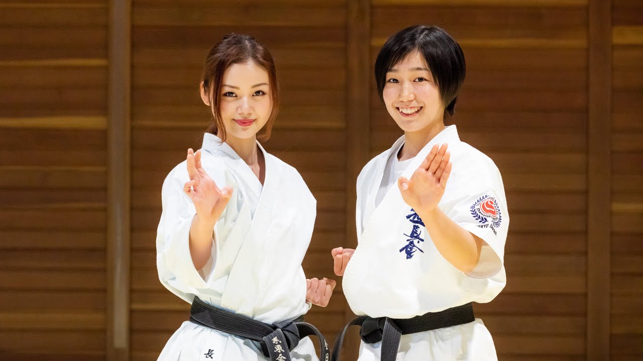 Shitoryu Karate Girl challenges Shinkyokushinkai Karate Girl!