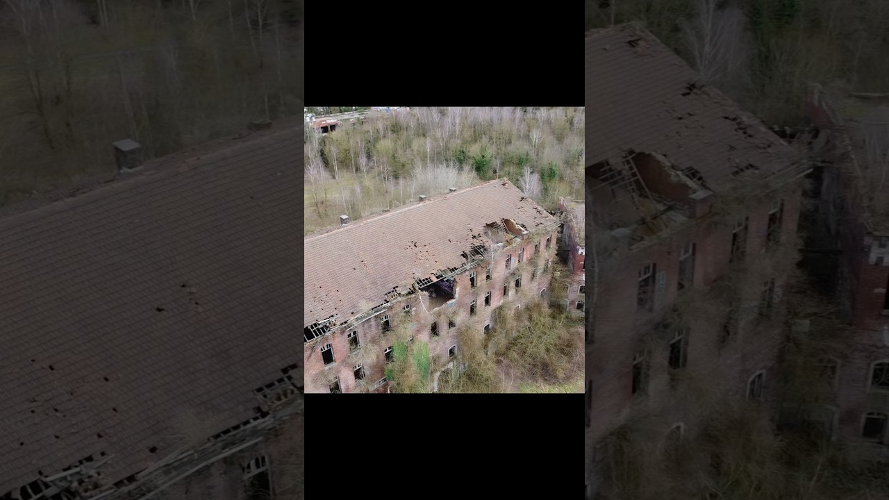 Drone Over Abandoned Fort 🇧🇪 #shorts #drone #urbex #belgium #fortdelachartreuse #abandoned #tiktok