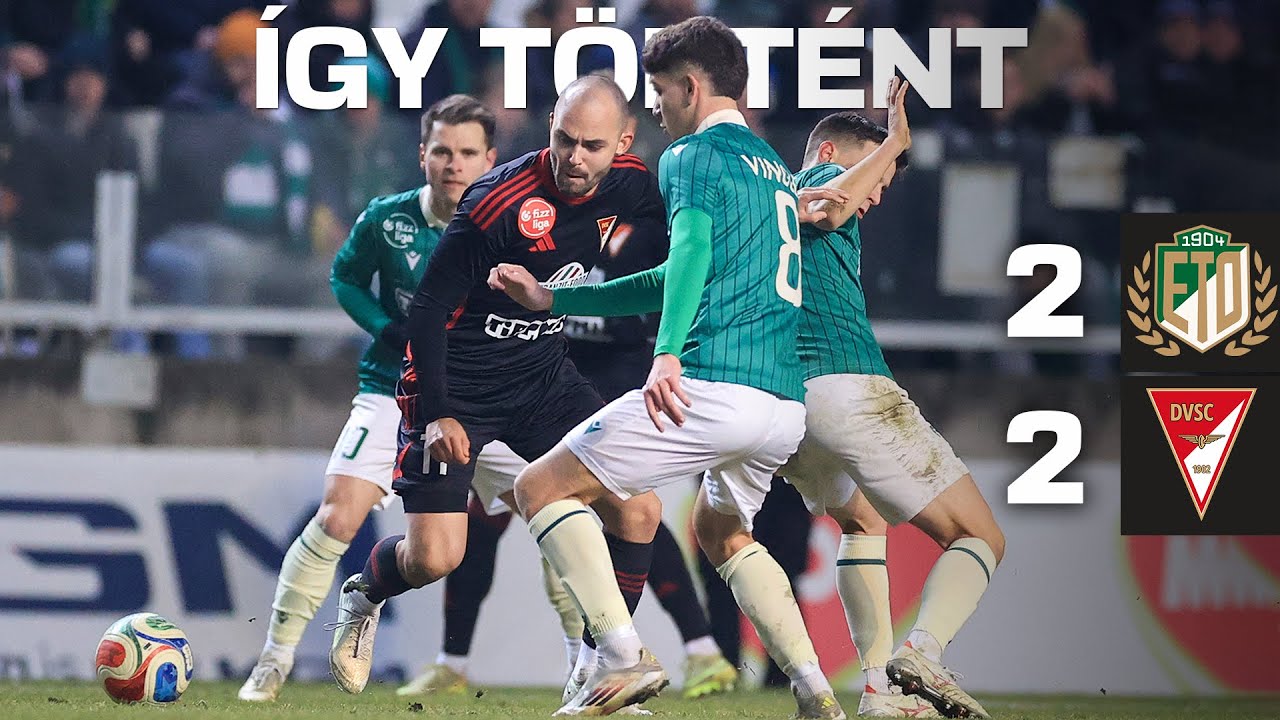 Győr-DVSC: többet érdemeltünk volna🔴⚪