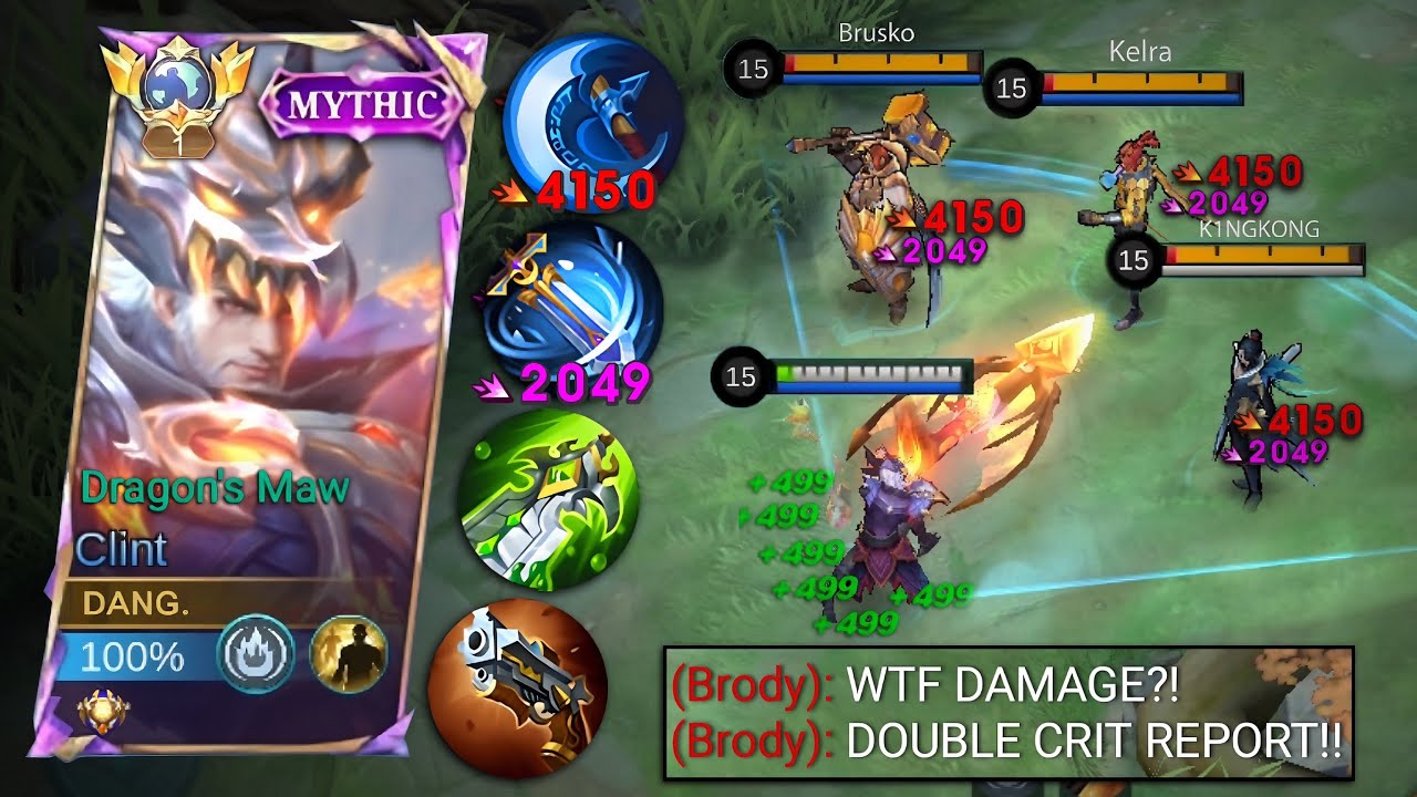 BUFFED CLINT 100% BROKEN META DESTROYER BUILD AND EMBLEM!!🔥 BEST DAMAGE HACK BUILD 2024!😱