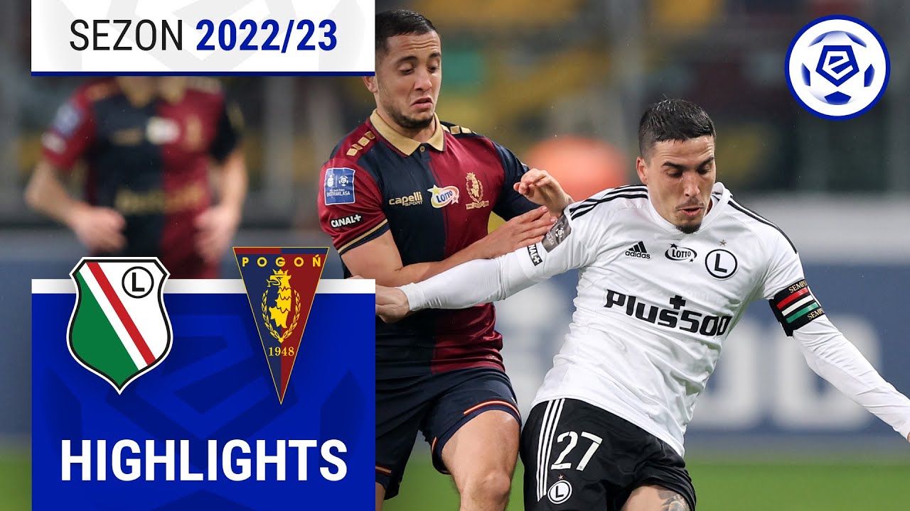 Legia Warszawa - Pogoń Szczecin 1:1 | SKRÓT | Ekstraklasa 2022/23 | 14. Kolejka