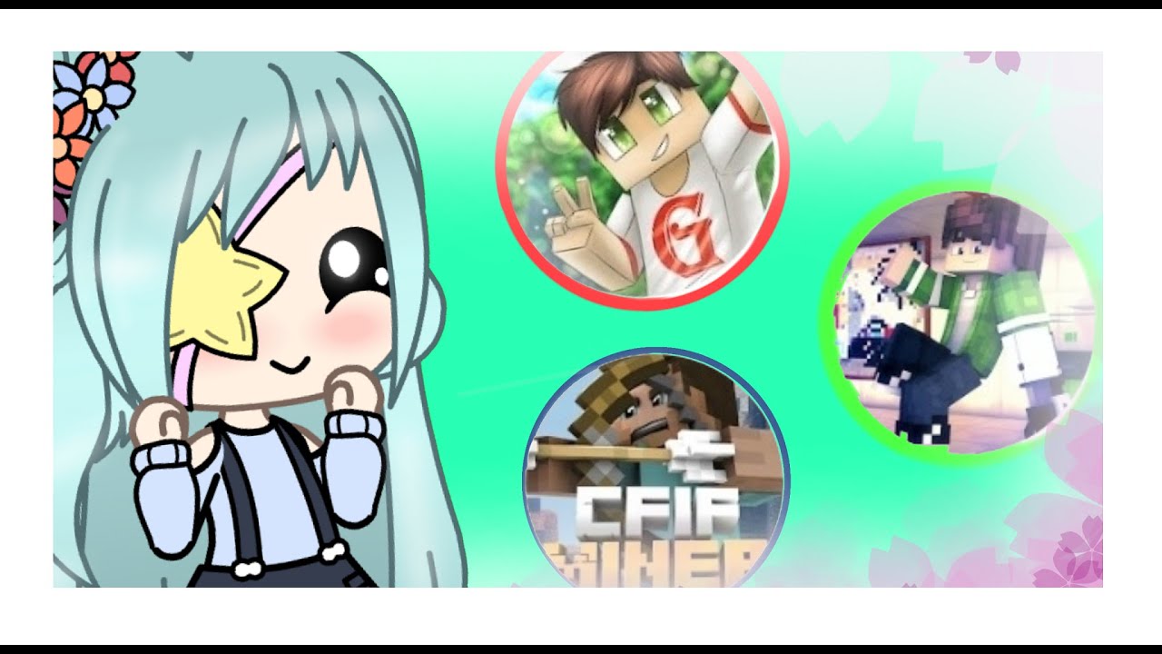 ~ЛИЦА ЮТУБЕРОВ~cfifminer Nata Elaige KRISTI LERUSHA MARUSHA~MINECRAFT