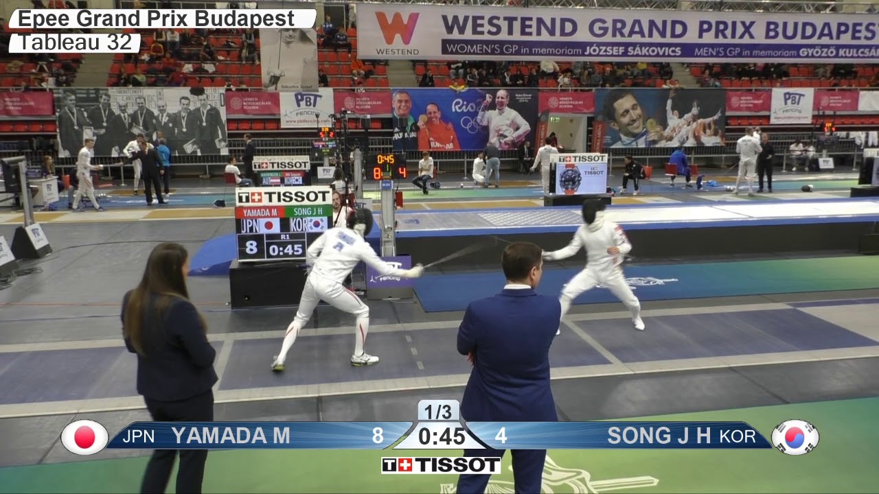 2020 112 T32 04 M E Individual Budapest HUN GP BLUE SONG KOR vs YAMADA JPN