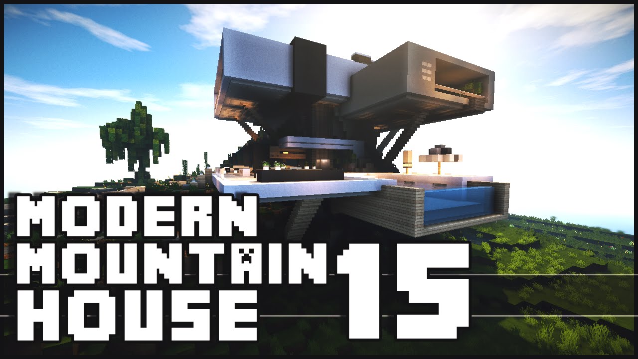 Minecraft - Modern Mountain House 15