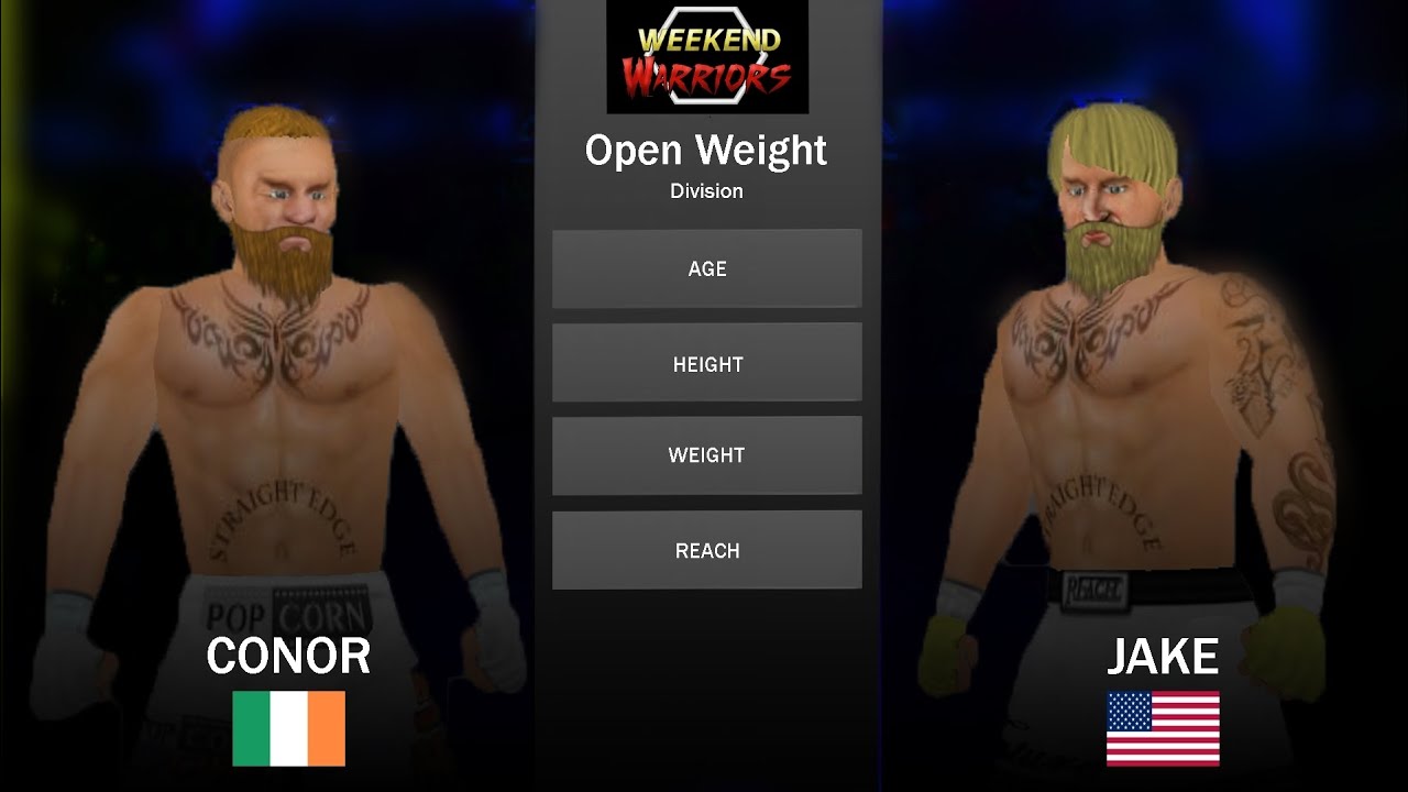 Conor VS Jake • FULL FIGHT🥊(Weekend Warriors MMA)