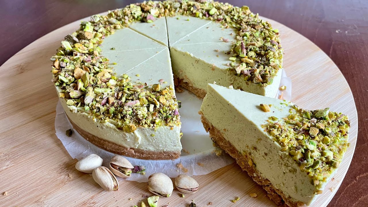 Лучший ФИСТАШКОВЫЙ ЧИЗКЕЙК, который я когда-либо ела! Без выпечки за пару минут!