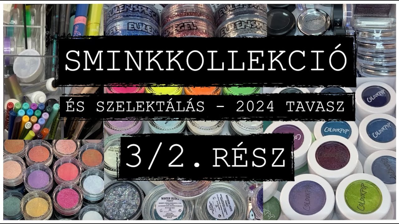 SMINKKOLLEKCIÓ ÉS SZELEKTÁLÁS - 2024 TAVASZ - 3/2. RÉSZ (SZEMRE VALÓ TERMÉKEK) / PaLetta