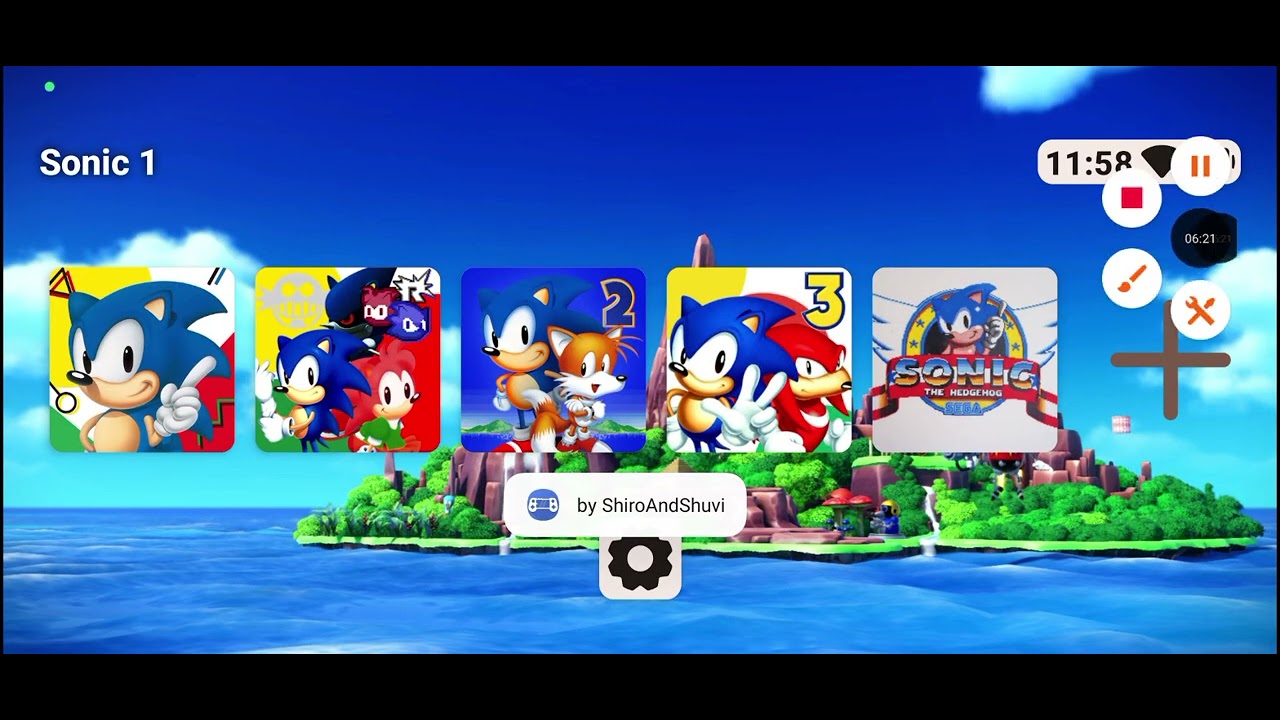 Jugando Sonic origins Plus para moviles