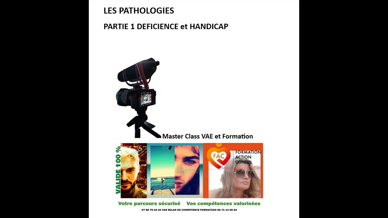Préparer votre oral avec nos Master Class VAE par thématique Aujourd'hui : Les pathologies Partie 1