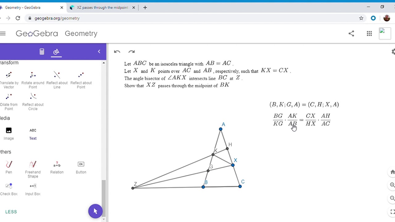 Olympiad Geometry Problem #12: Isosceles Triangle, Angle Bisector, Midpoint