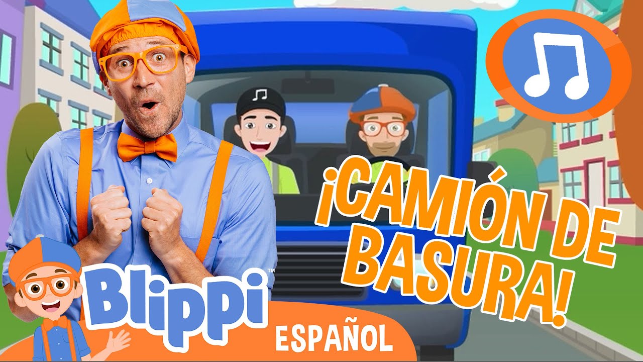 La Canción del Camión de Basura! 🎵 Blippi Español - Canciones para niños (compilación de 10 minutos)