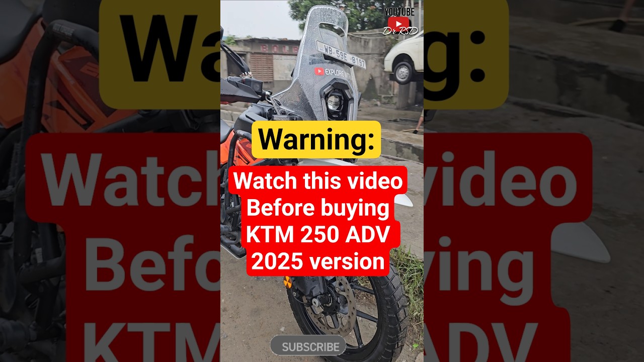 KTM 250 adv 2025 Manufacturing defect? #ktm250adventure #shorts #shortvideo #ktm #ktmlover