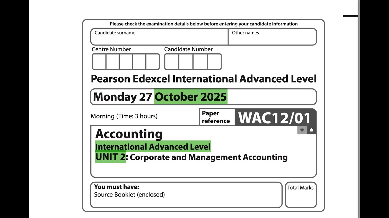 1 октября 2025 г. Модуль 2 IAL PEARSON EDEXCEL