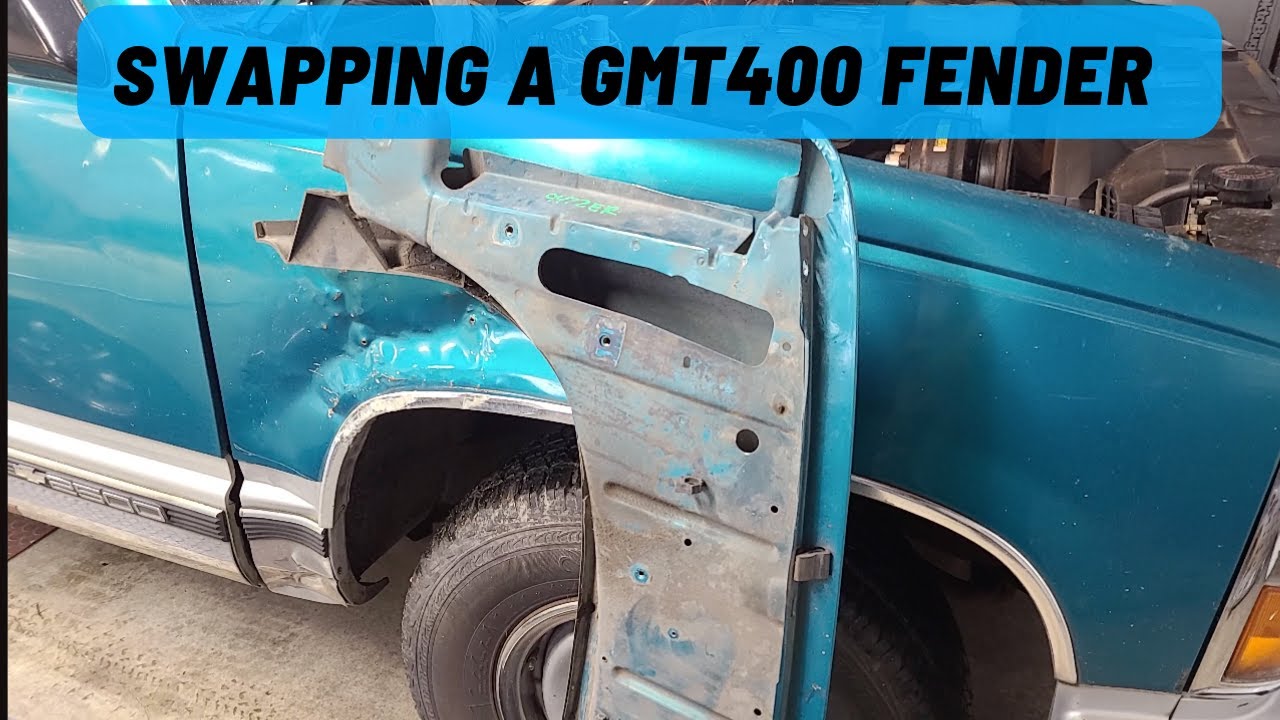 Upgrading an old GMT400 Chevrolet truck With A Fender Swap!