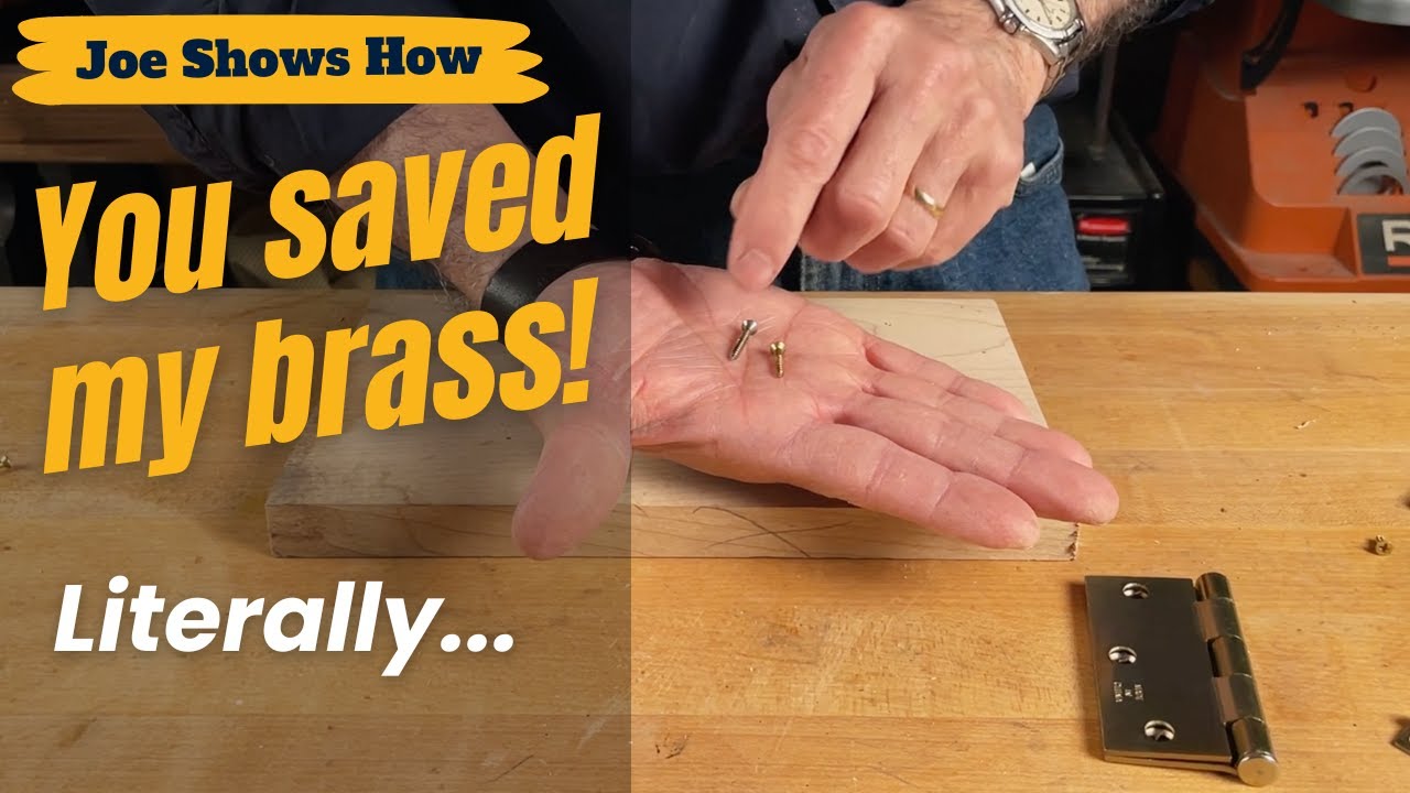 Prevent brass screws from snapping