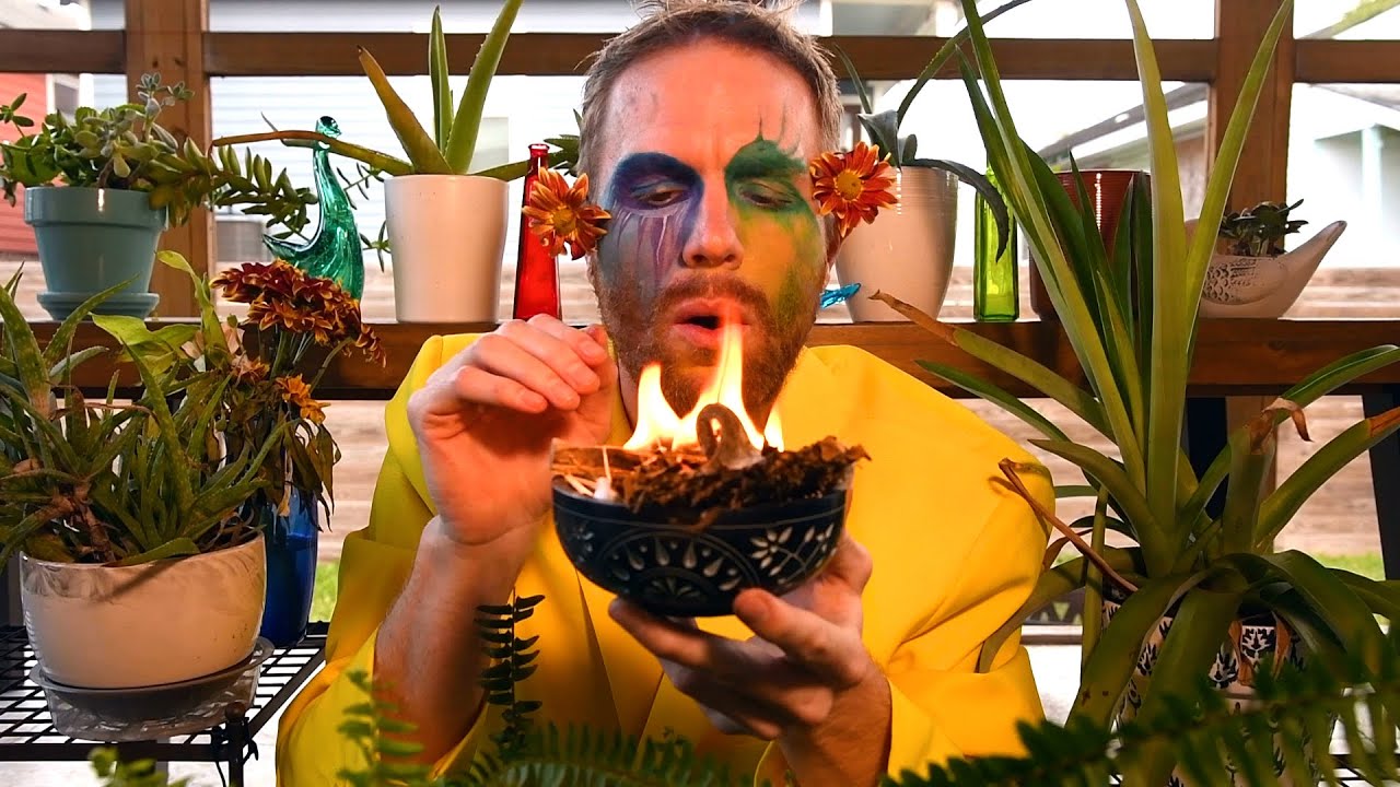 ASMR Plant Shaman Roleplay - Healing with Plants, Machete, Smudge Bowl, Hand Movements