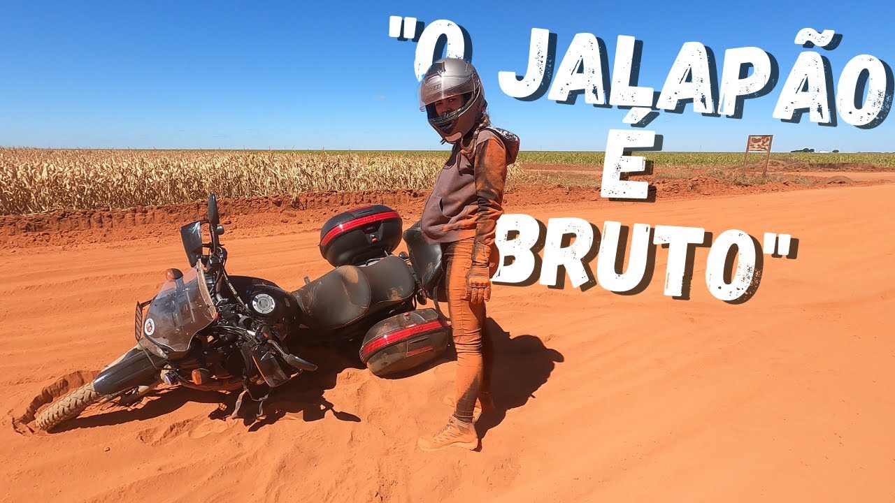 A Pior Estrada da Viagem: JALAPÃO-TO| Viagem de Tenere 250, NOSSO BRASIL -  [T01 - EP16]