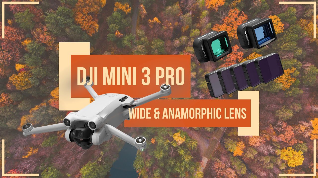 DJI Mini 3 Pro - Wide Angle & Anamorphic Lens with ND Filters