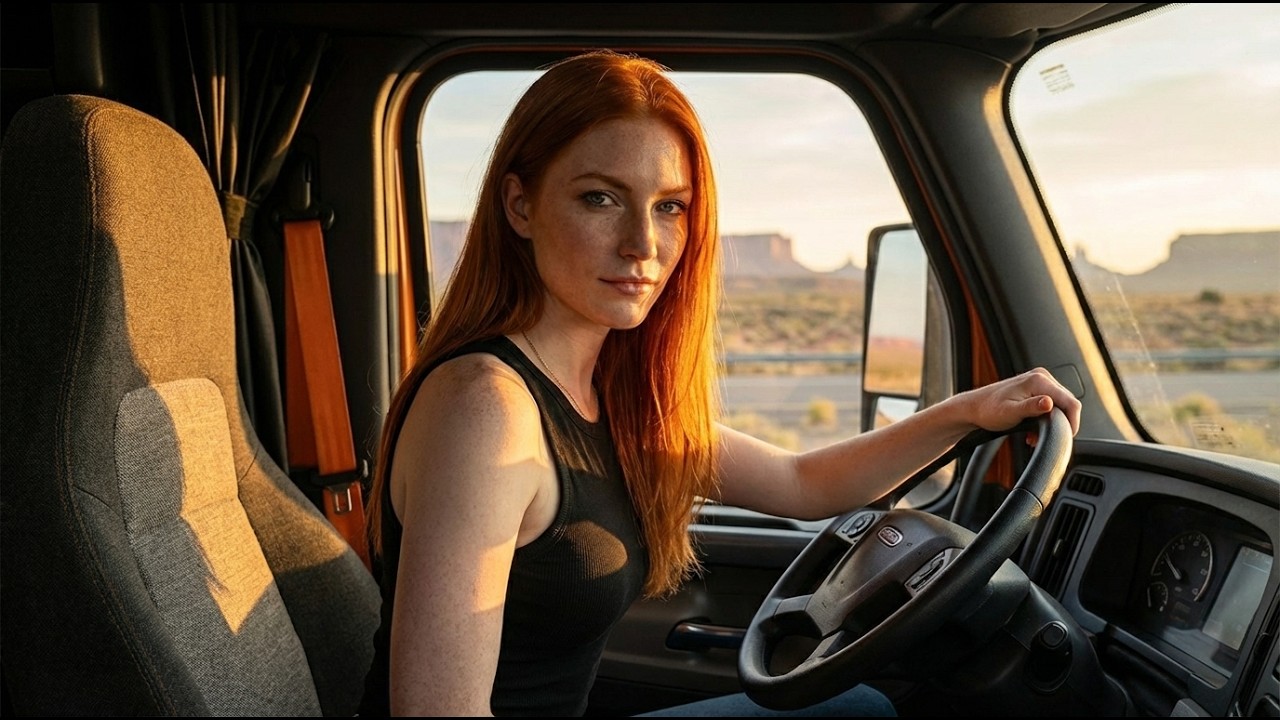 A Day in My Truck: Solo Female Trucker Survives DEADLY 110°F Arizona Desert | No AC Emergency