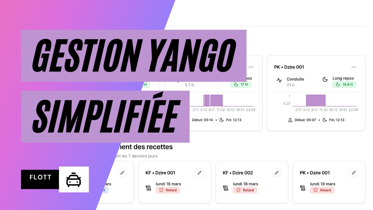Flott - Gestion de Yango & VTC simplifi&eacute;e