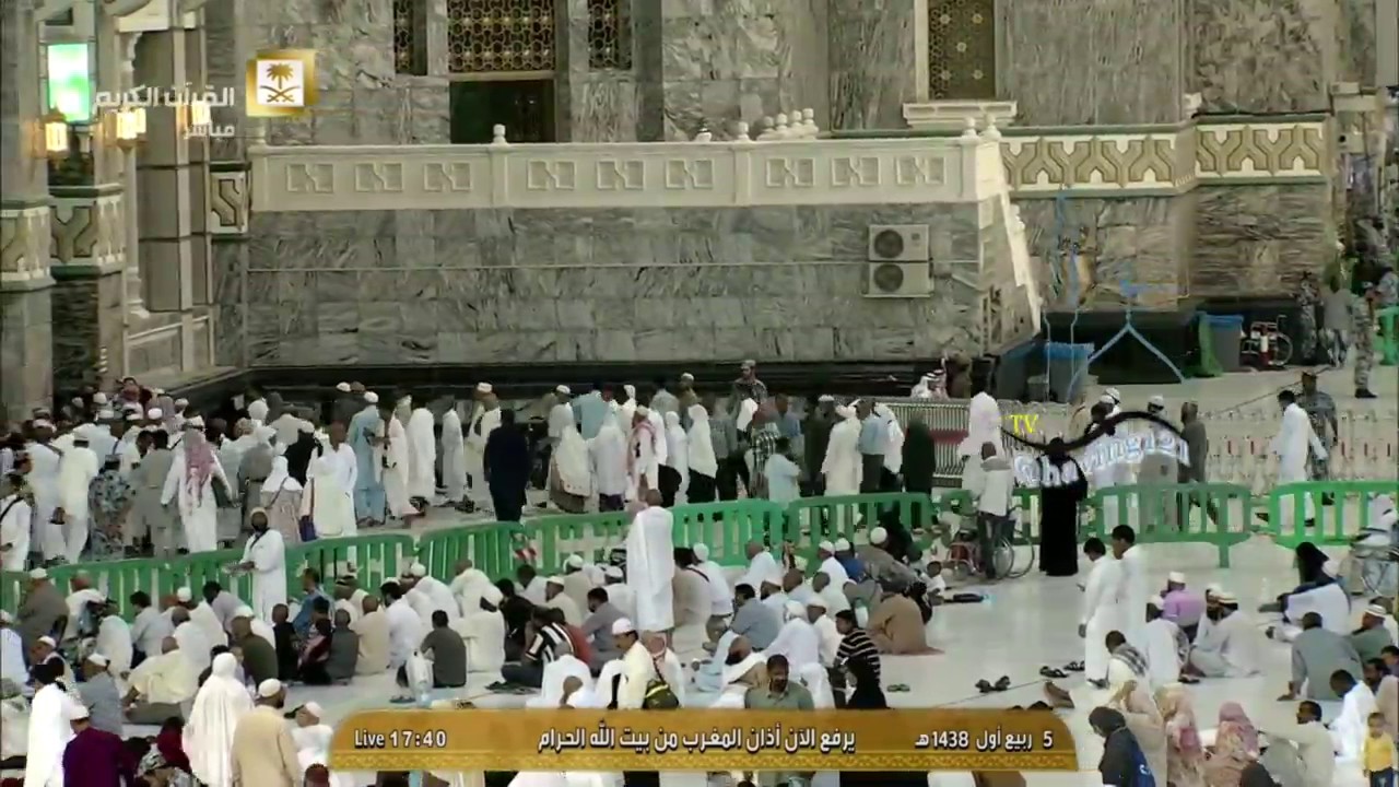 أذان المغرب الاحد 5-3-1438 للمؤذن حسين شحات