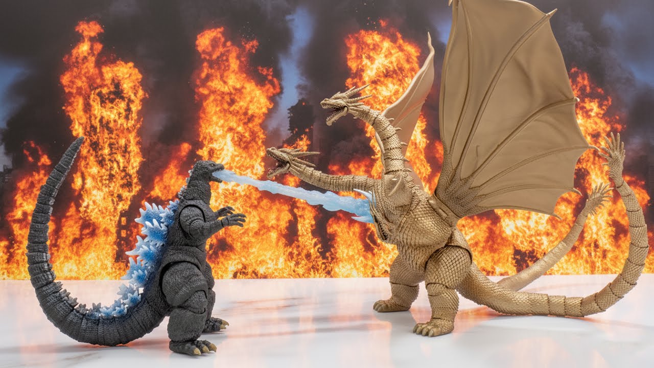 Обзор фигурки Heat Ray Godzilla 1991 от Hiya Toys