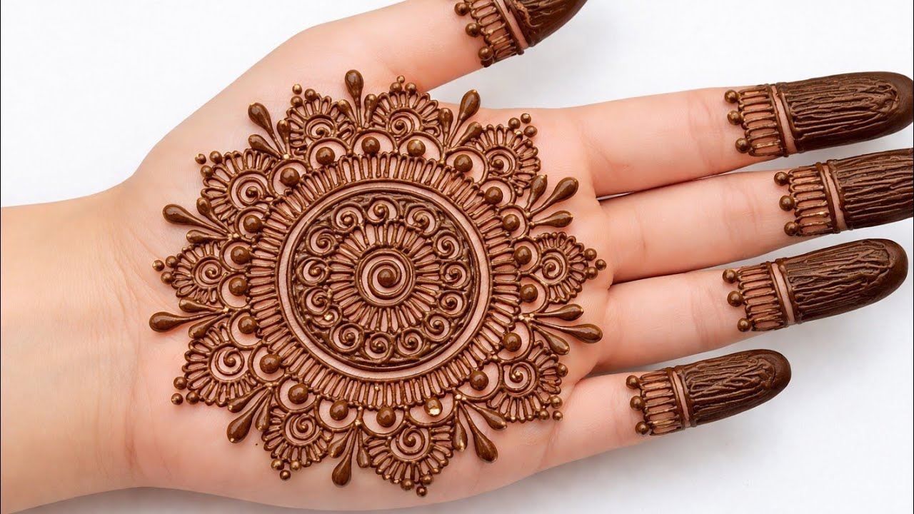 Gol Tikki Eid Mehndi Design| Stylish Mehndi Design | New Latest Eid Mehndi Design 2026
