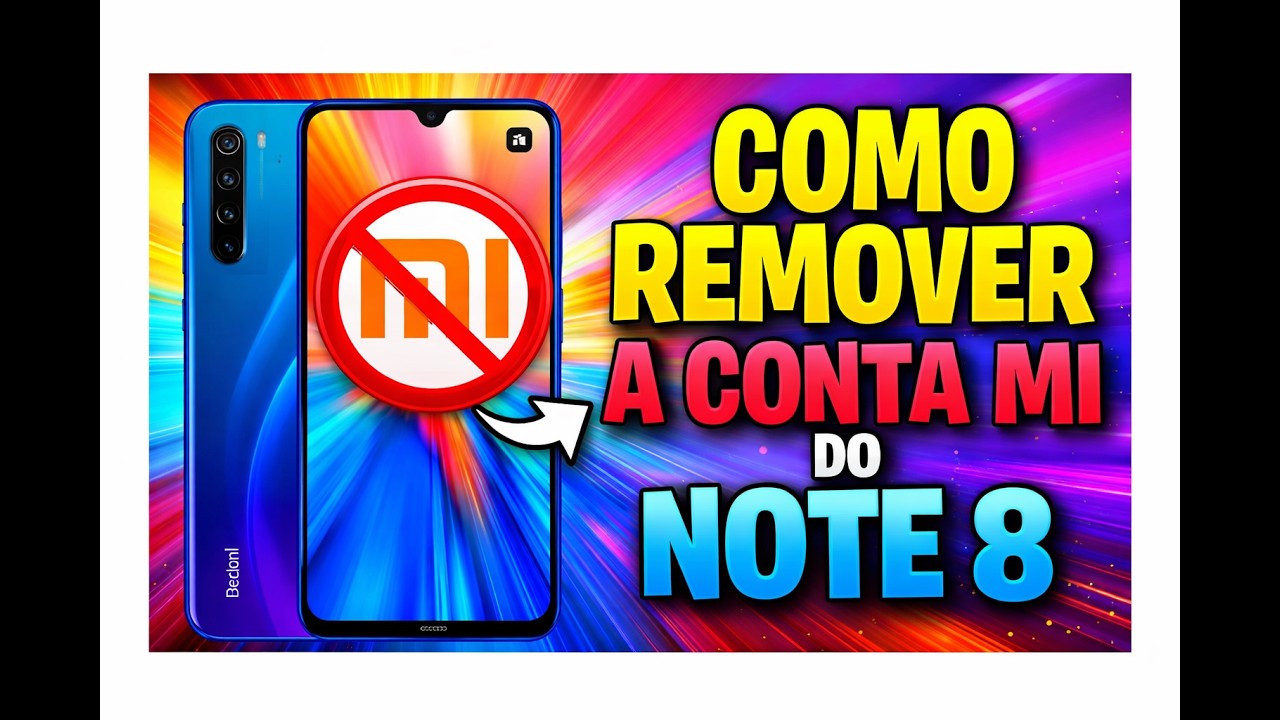 Como remover a conta mi do note 8 