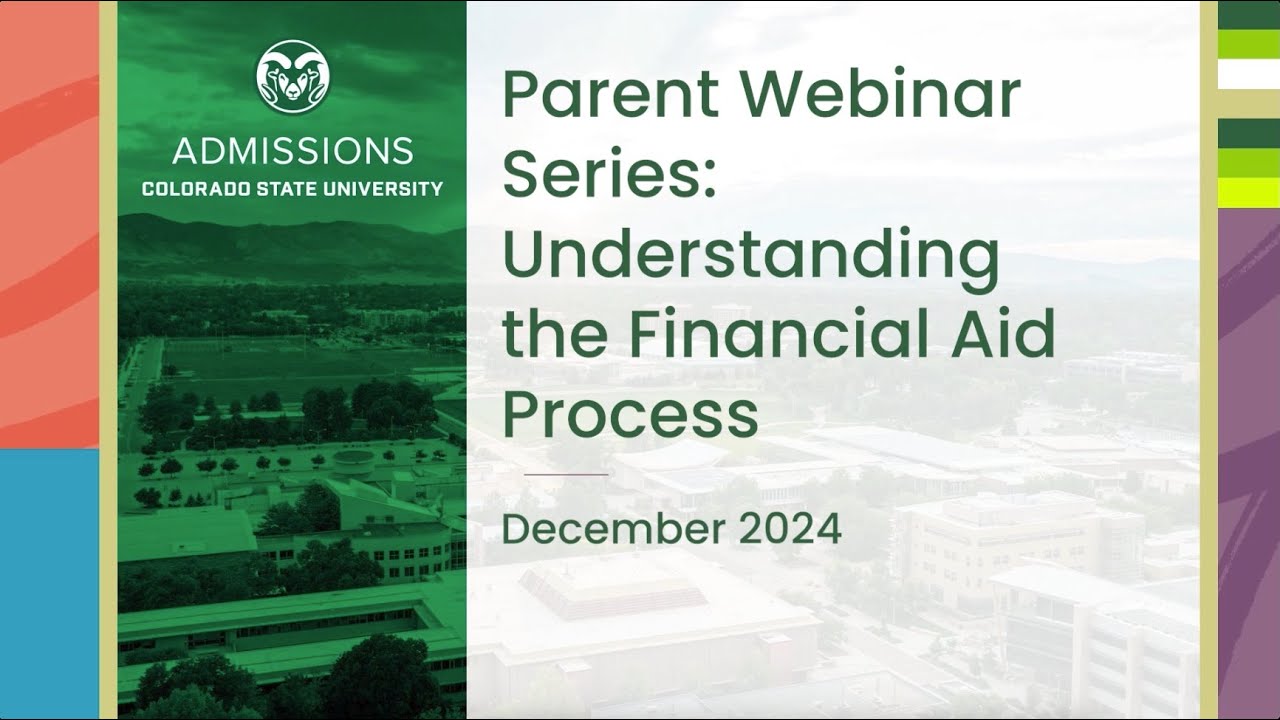Parent Webinar Series: Understanding the Financial Aid Process