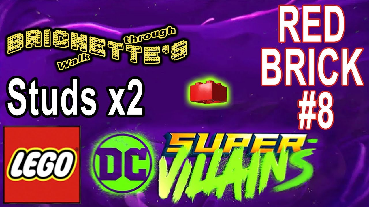 2 красных кирпича в LEGO DC Super-Villains, уровень 8 (часть 8): «Бой в музее»