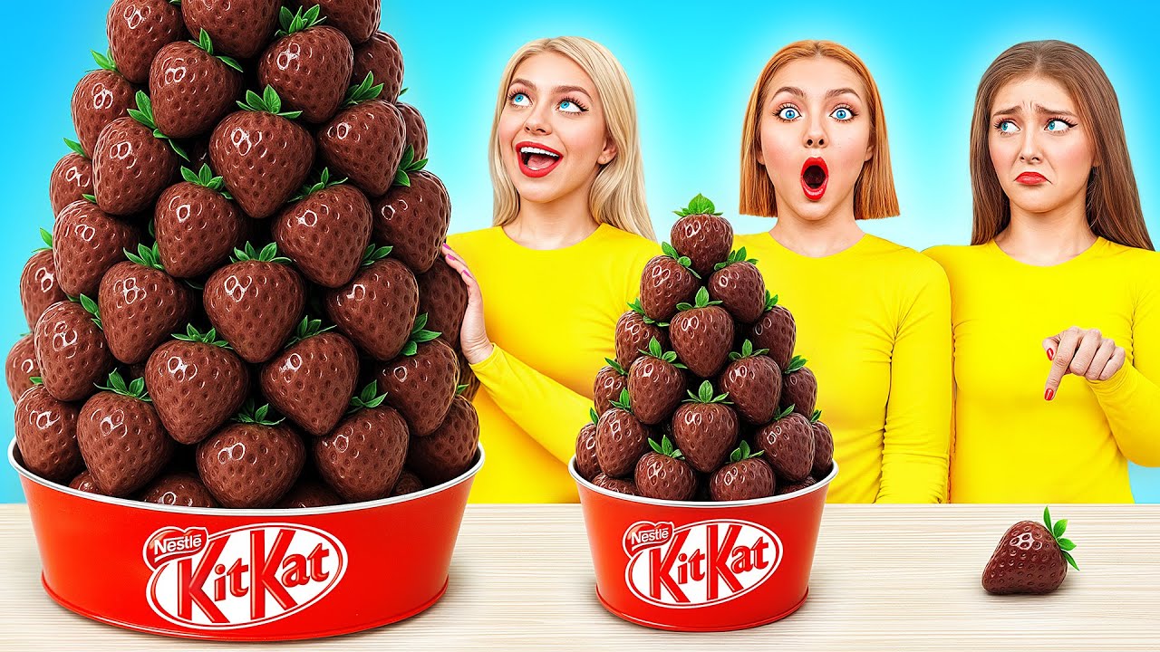 Большая, Средняя или Маленькая Тарелка Челлендж | Удивительные Кухонные Рецепты Candy DO