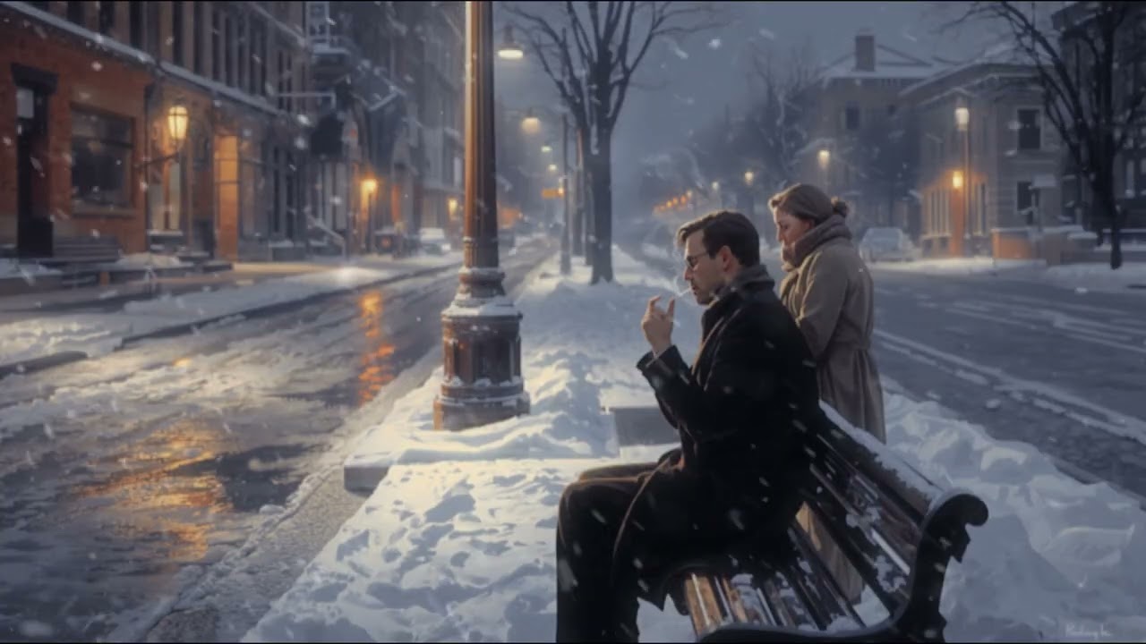 Winter Night Jazz (1940s–1960s Mood) | Snow, Silence & Slow Midnight Thoughts ❄️🎷