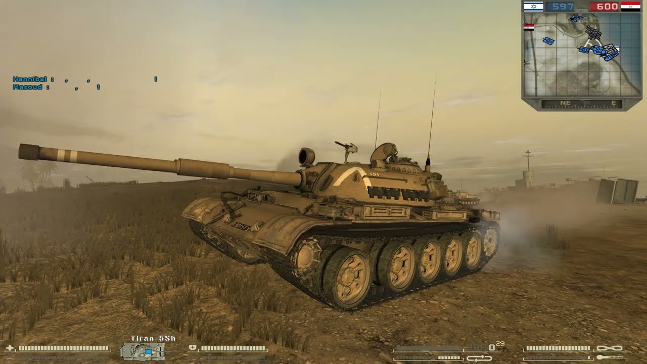 Battlefield 2 (Tank battles in the mod 