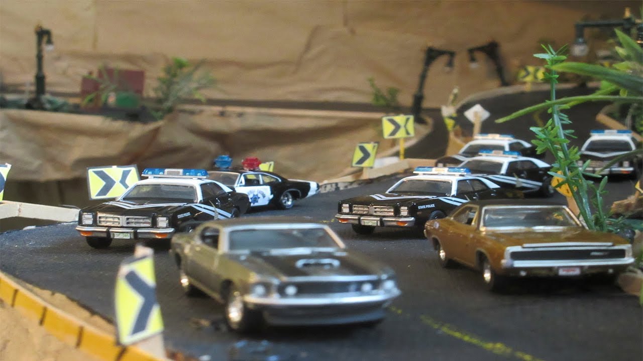 1970s Police Chase Stop Motion!