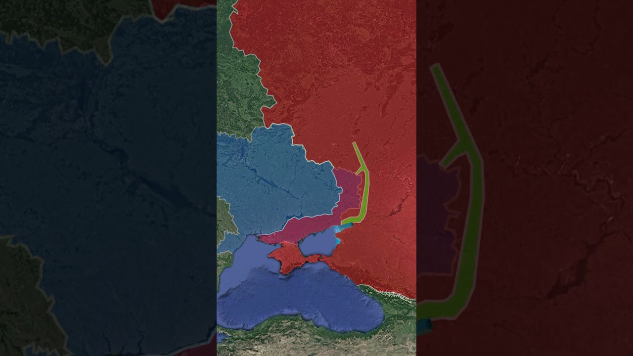 Russian Civil War (2023) / Wagner Rebellion #shorts #animation #map