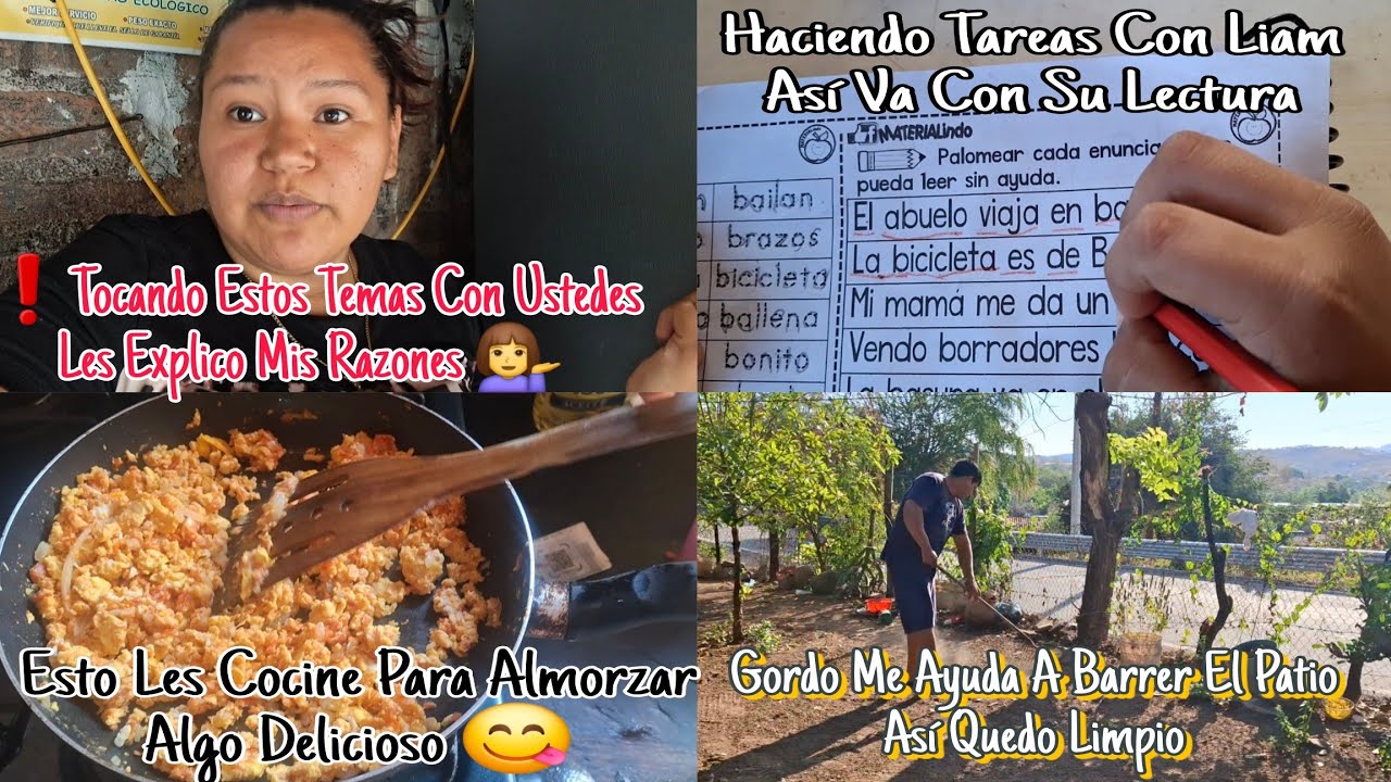 ❗️TOCANDO ESTOS TEMAS CON USTEDES LE EXPLICO MIS RAZONES💁‍♀️/HACIENDO TAREAS CON LIAM ASÍ VA CON SU🫣