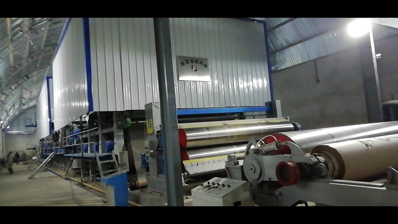 Tajikistan Kraft Paper Machine Production Line Sucess Runing Wechat: +86 15539176473