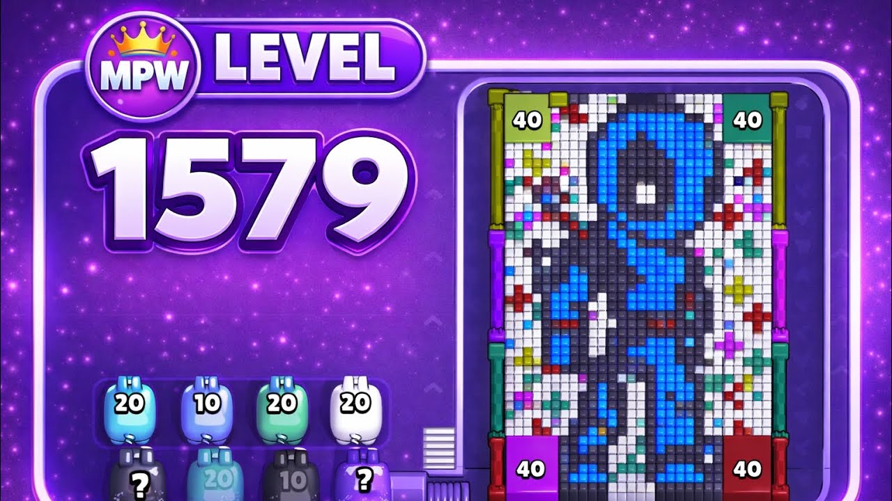 Pixel Flow – Level 1579 Full Walkthrough Solution (No Commentary)