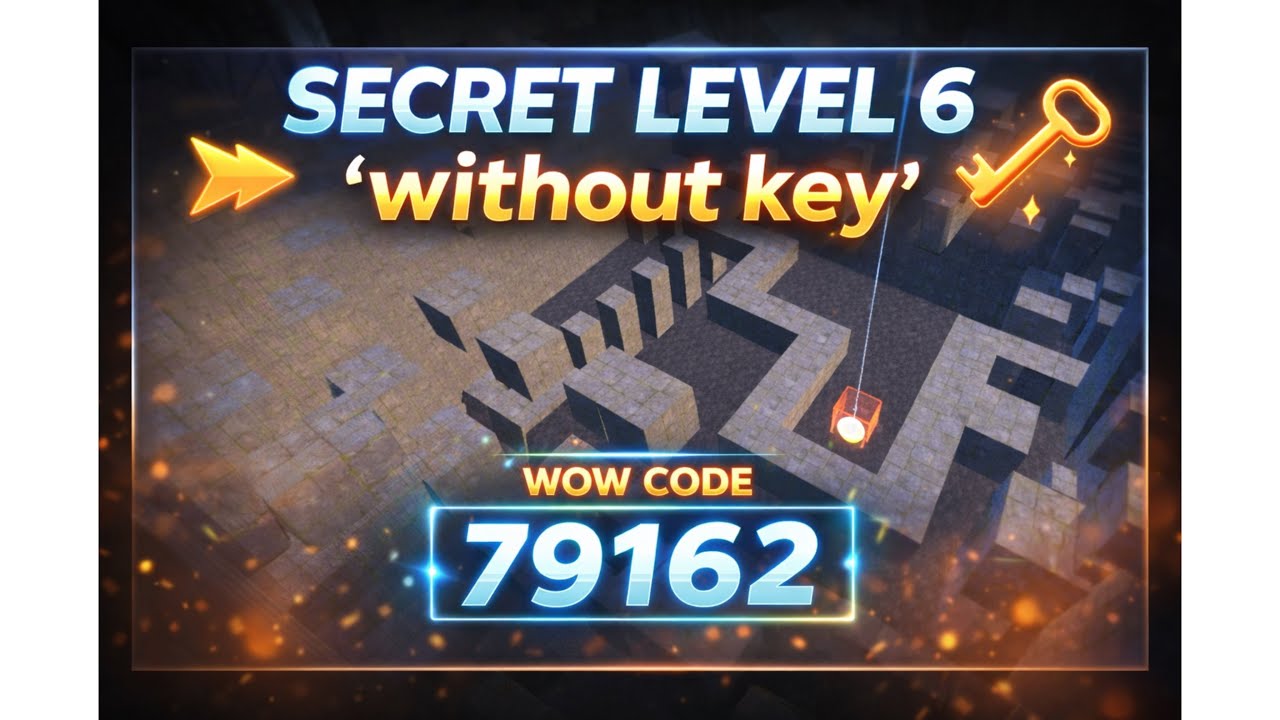 SECRET LEVEL 6 Without Key 😱 | BGMI WOW Mode 79162 | Impossible Parkour Challenge 🔥#bgmi #wowmode 