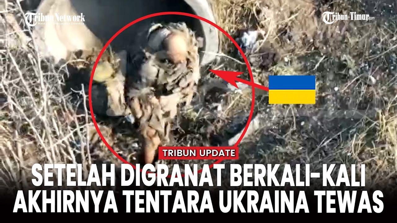 [FULL] Drone Rusia Serang Tentara Ukraina dengan Granat di Parit dan Ruang Terbuka