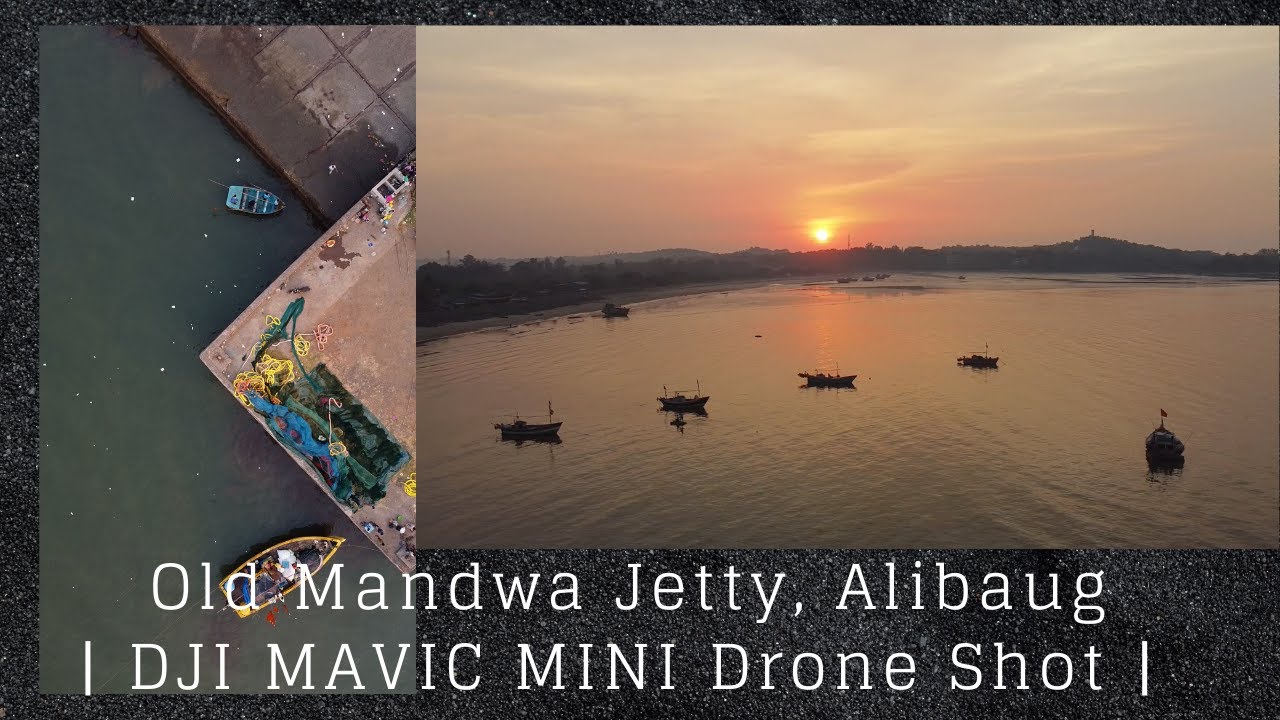 Old Mandwa Jetty, Alibaug | DJI MAVIC MINI Drone Shot | 🔥@Mads Tech ​
