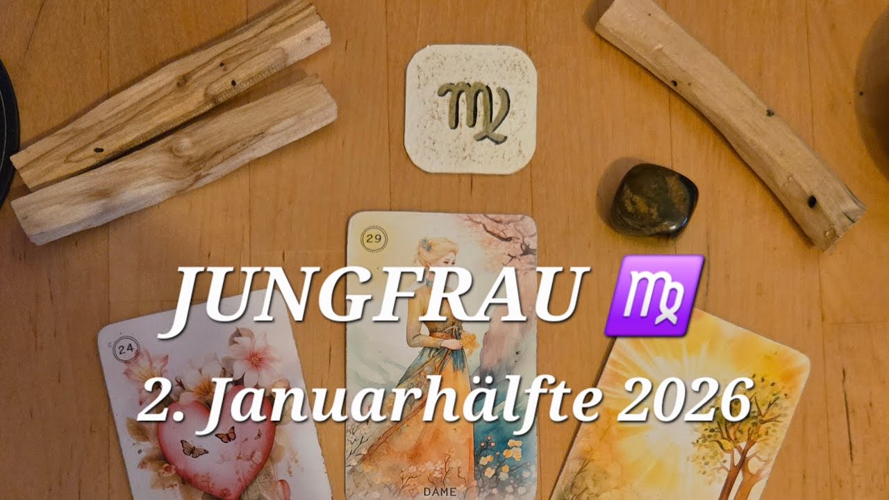JUNGFRAU ♍️ 2. Januarhälfte 2026 ❤️ 🍀 