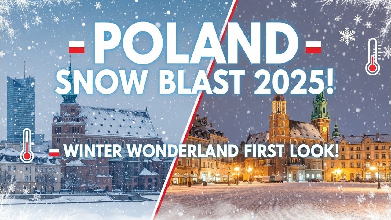 Poland Snow Blast 2025: первый взгляд на зимнюю сказку Варшавы и Кракова!
