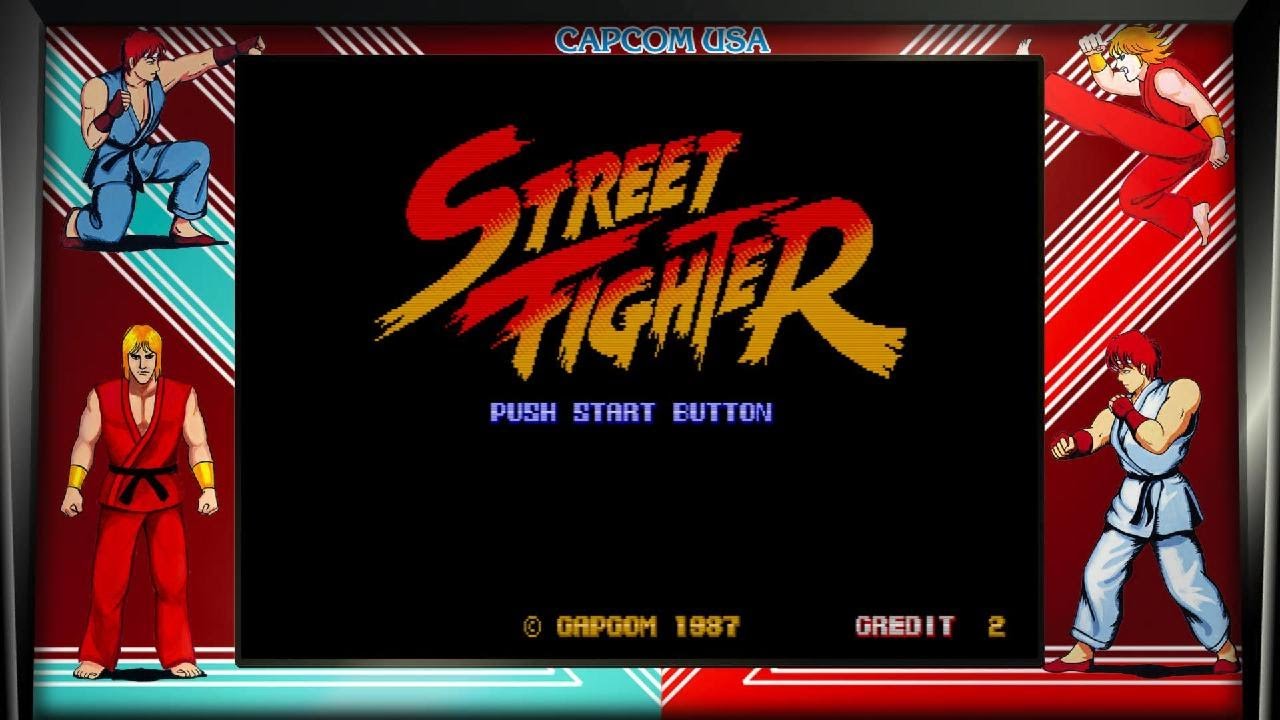 Street Fighter- Ryu (Arcade/1987) 4K 60FPS
