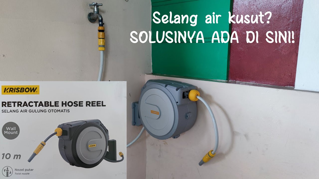 Selang Kusut? SOLUSINYA ADA DI SINI! | Retractable Hose Reel