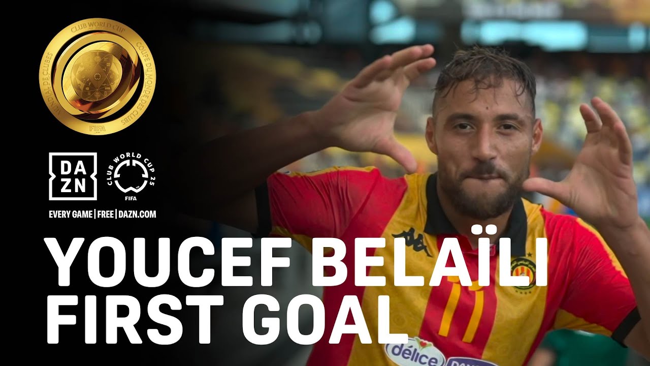 Youcef Belaïli Gives Espérance Tunis Their First Lead and Goal Against LAFC