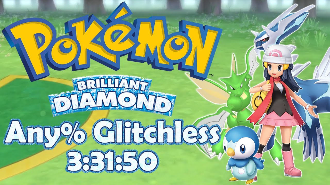 Pok&eacute;mon Brilliant Diamond Any% Glitchless Speedrun in 3:31:50