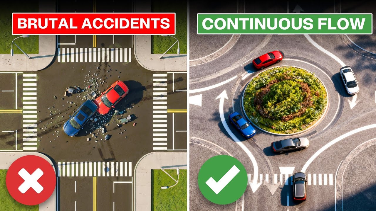 Why Roundabouts Are Safer Than Traffic Lights